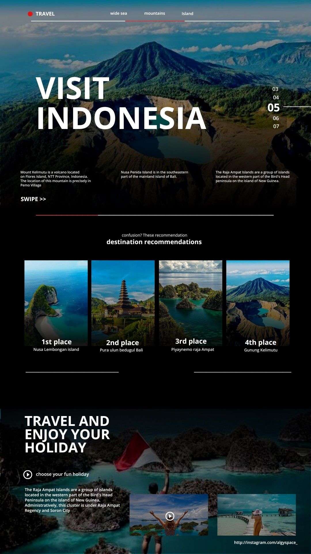 Visit Indonesia Tourism Portal